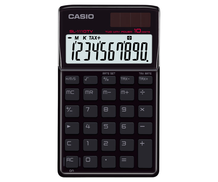 Casio Basic Calculator SL-1110TV-BK-S-DH