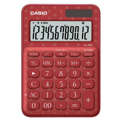 Casio Desk Calculator MS-20UC-JRD-W-DC