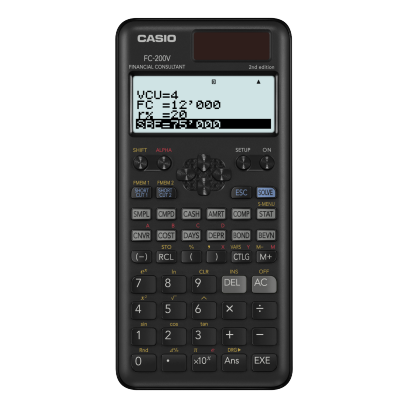 Casio Finanitial Calculator FC-200V-WB-DH