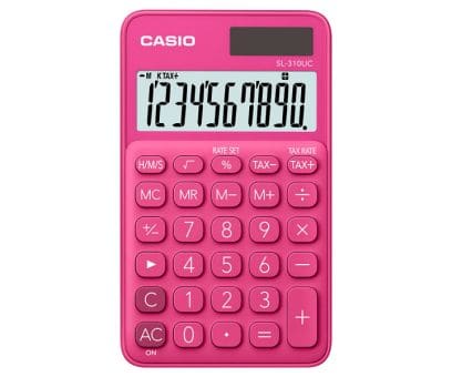 Casio Basic Calculator SL-310UC-RD-N-DC