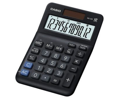 Casio Desk Calculator MS-20F-W-DP