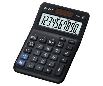 Casio Desk Calculator MS-10F-W-DP