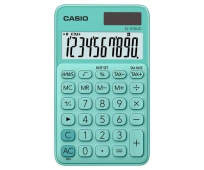 Casio Basic Calculator SL-310UC-GN-N-DC