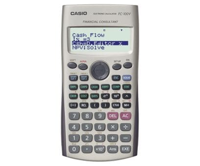 Casio Finanitial Calculator FC-100V-W-DH