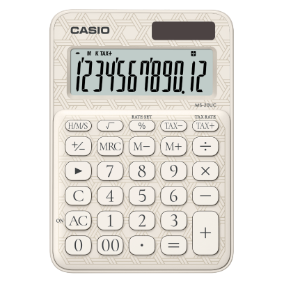 Casio Desk Calculator MS-20UC-JWE-W-DC
