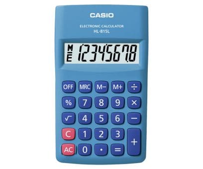 Casio Basic Calculator HL-815L-BU-S-DP
