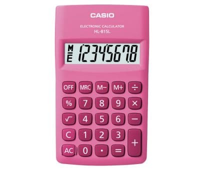 Casio Basic Calculator HL-815L-PK-S-DP